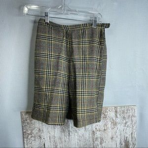 Vintage Bobbie Brooks plaid Bermuda shorts size xs